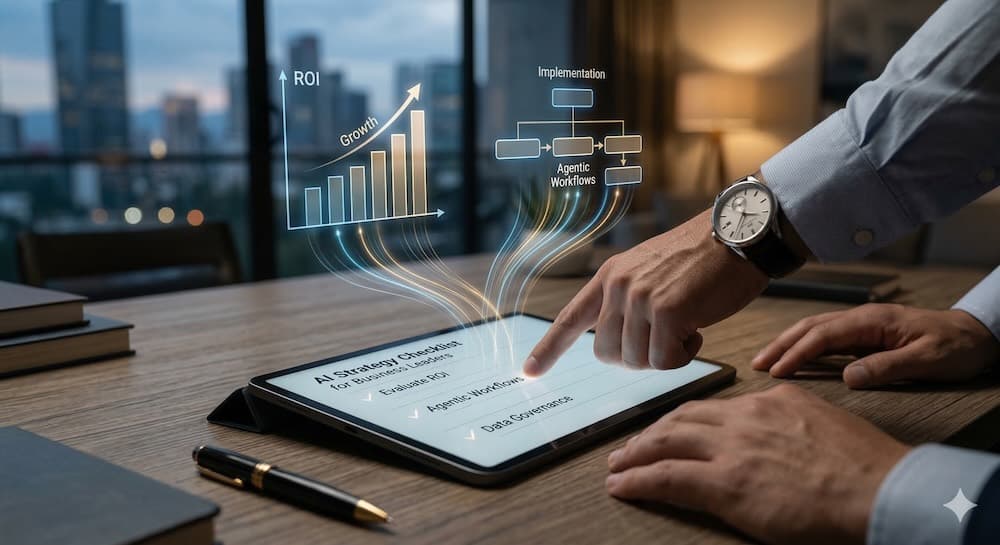 Visual de AI agents para el blog de VICA AI